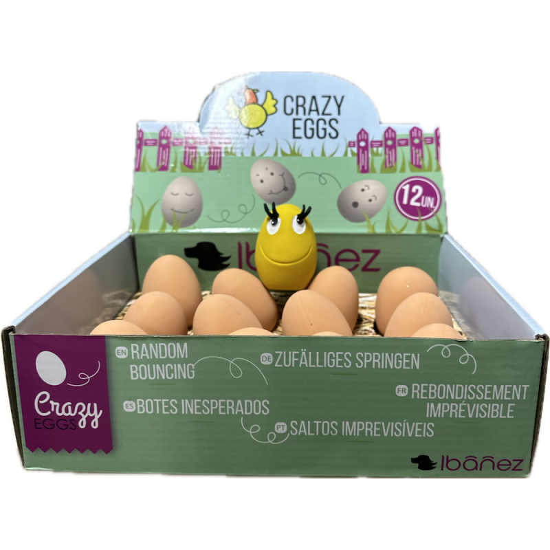 Crazy eggs juguete mascota